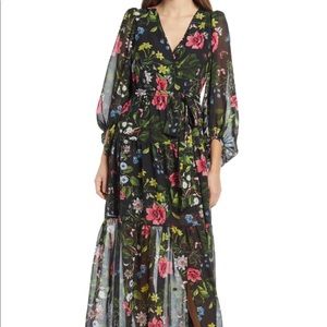 Eliza J floral maxi dress